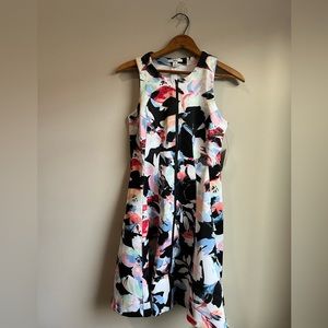 NWT bar III Scuba  Fit and Flare Dress